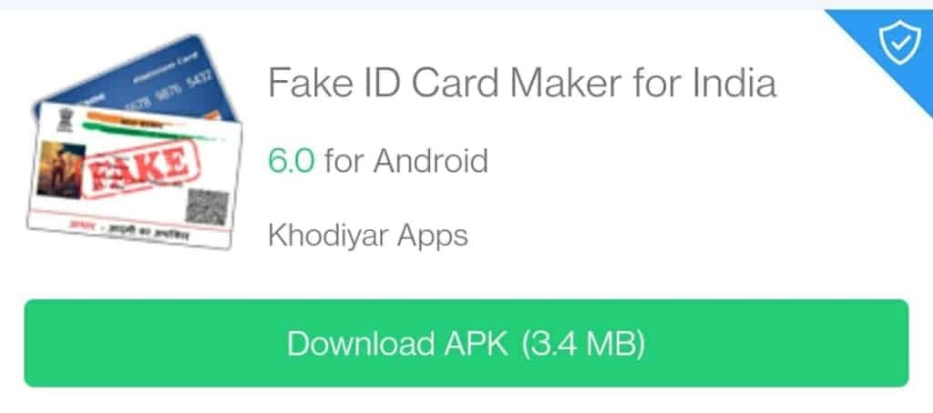fake aadhar card banane wala apps
